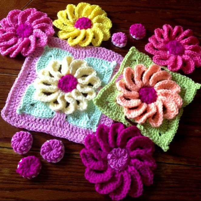 Square Blooms 2 Beginning